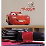 UPC 034878091853 product image for RoomMates RMK2589GM Cars Lightning McQueen Number 95 Peel and Stick Giant Wall D | upcitemdb.com