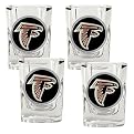 4 Pc Atlanta Falcons Shot Glass Set - Clear