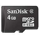 Sandisk - 90954 - Carte mémoire Micro-SD Blueline sans adaptateur - 4 Go [Déballer sans s'énerver par Amazon]