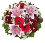 Blumenstrau�  "Charlotte" mit rosa Li...