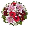 Blumenstrau�  "Charlotte" mit rosa Lilien