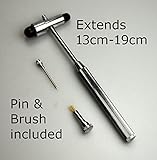 Valuemed Buck neurological reflex hammer extends 13-19cm handle