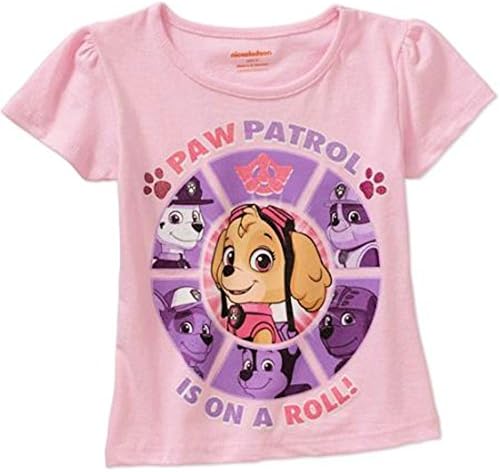 Paw Patrol Little Girls Pink Shirt (4T)