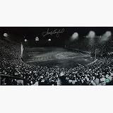 Sandy Koufax Autographed Night Game at Los Angeles Coliseum 12 x 23 Photograph (Unframed)