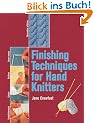 Finishing Techniques for Handknitters