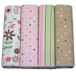Circo® Dots Flannel Blankets 4-pk. - True Pink