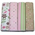 Circo® Dots Flannel Blankets 4-pk. - True Pink