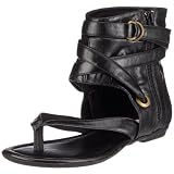 Buffalo Pu 309-9823, Damen Sandalen/Fashion-Sandalen, schwarz, (black 635), EU 40