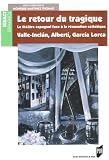 Le retour du tragique : Le théâtre espagnol face à la rénovation esthétique, Valle-Inclan, Alberti, Garcia-Lorca
