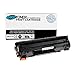TonerPlusUSA Compatible HP 85A CE285A CB435A CB436A CRG125 Toner Cartridge – CB 435A CB 436A CE 285A CRG125 High Yield Toner Cartridge Replacement for HP Laser Printer – Black [1 Pack]
