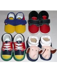 Lot 4 pairs Infant Baby cute hug shoes New Born Size Toddler Newborn Months Huge