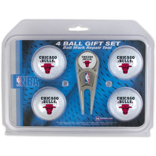 McArthur Sports Chicago Bulls Golf Ball and Divot Tool Gift Set