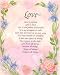 Love Poem Motivational Flower Picture Art Print