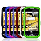 7-in-1 Colorful Rubberized Hard Snap-On Skin Case Cover Accessories for LG  ....