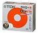TDK データ用DVD+R 日本製 1-16倍速 インクジェットプリンタ対応（ホワイト） 10枚パック D+R47PWC10Sの画像