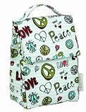 Sugarbooger Classic Lunch Sack, Peace Love