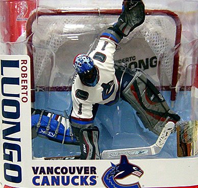 Childrens Toyshop  Toys : McFarlane: NHL Series 15 - Roberto Luongo 2 - Vancouver Canucks