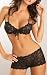 Escante Women's Flora Lace Bra and Boy Short Set