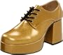 Funtasma by Pleaser Men's Jazz-02 Platform Oxford,Gold Glitter,S (US Men's 8-9 M)