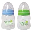 I-Play Green Sprouts 4 oz Feeding Bottle 2 Pack Blue and Green - BPA PVC FREE