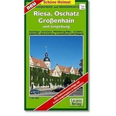 Riesa, Oschatz, Gro�enhain und Umgebung 1 : 50 000: Radwander- und Wanderkarte. Ausfl�ge zwischen M�hlberg/Elbe, Gr�ditz, Zabeltitz, Diera-Zehren, ... Text und Bild, keine Werbeanzeigen! GPS-f�hig