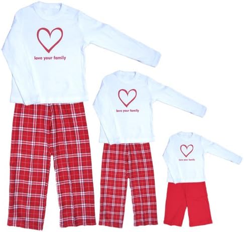 Sweetheart LYF Heart White Shirt Pant Set - Baby 3-6m, L/S, Red Pants