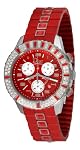 Christian Dior Women's CD11431BR001 Christal Chronograph Diamond Red Dial Watch by Christian Dior