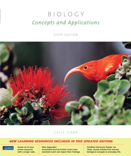 biology concepts and applications with cd rom cover sheet audio book pac essential study skills and biologynow