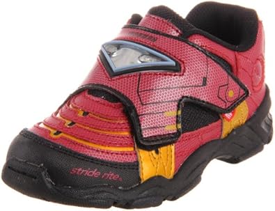 ... Iron Man Lighted Sneaker (ToddlerLittle Kid),Armor Red,9 M US Toddler