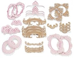 Martha Stewart Crafts Vintage Girl Chipboard Die-Cut Frames
