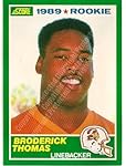 1989 Score #245 Brooderick Thomas