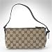 Gucci 103399 GG Logo Designer Pouch - Tan/Brown