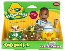 Crayola 3ct. TaDoodles Washable Easy Stampers (Crocodile, Beaver, Duck)