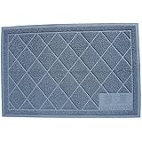 Two Meows Cat Litter Mat With Scatter Control - Extra Large 36x24 - Soft On Paws - Gray