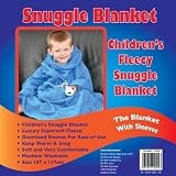 Luxury Super Soft Fleece Kids Snuggle Blanket Blue Pink