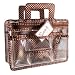 Switch It By Nan Handbag Organizer Brown White Large