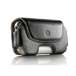 HipCase - Black Leather Holster for iPhone 3G and 3GS
