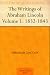 The Writings of Abraham Lincoln - Volume 1: 1832-1843