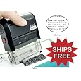 Identity Theft Protection Rubber Stamp - Large (42050-SEC-K) - SHIPS FREE