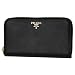 PRADA（プラダ）アウトレット ラウンドファスナー長財布 ブラック 1M0506 SAFFIANO [並行輸入品]