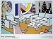 Interior With Skyline Collage For Paint by Roy Lichtenstein. Art Print Poster 51.25 inches width by 38.5 inches height. Highest Quality Art Poster Print