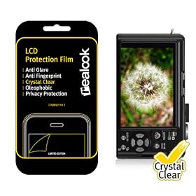 REALOOK Panasonic Lumix DMC-LX5/LX3 Screen Protector, Crystal Clear 2-PK