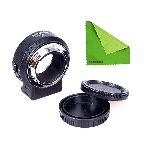 Commlite CM-ENF-E1 Electronic Lens Mount Adapter from Nikon F Lens to Sony E-Mount Camera supporting AF, EXIF Transmitting, Aperture Control for SONY A7 II A7R II A6300