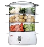 Tefal Steam Cooker VC101215, 3 x 3 Litre Food Bowls