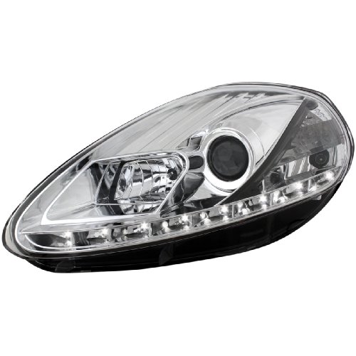 Dectane SWFI03GX DAYLINE Scheinwerfer Fiat G.Punto 05+ TFL-Optik chrome Preisvergleich