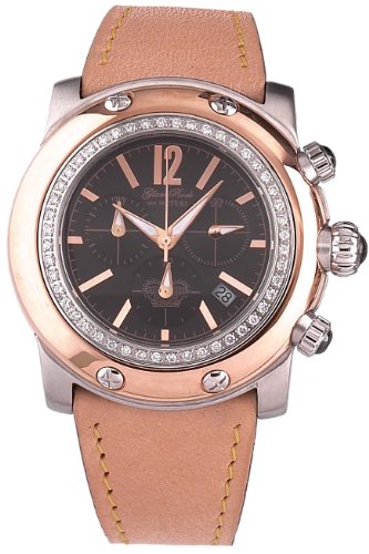 Glam Rock Damen-Armbanduhr XL Chronograph Leder GR10136D1 Preisvergleich