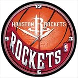 Houston Rockets NBA Round Wall Clock
