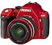 Pentax K-50 DSLR Camera with 18-55mm f-3.5-5.6 and 50-200mm f-4-5.6 Lenses, Red 10997