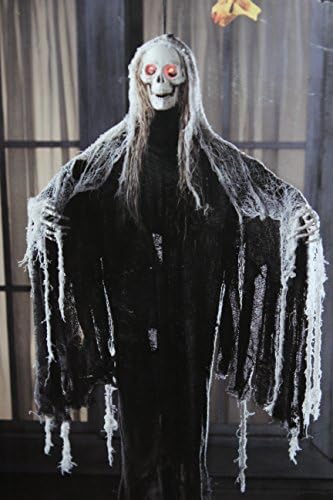Animated, Sound Activated 3 Ft Tall Skeleton Lights Up!