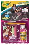 Crayola Sidewalk Stencil Little Mermaid